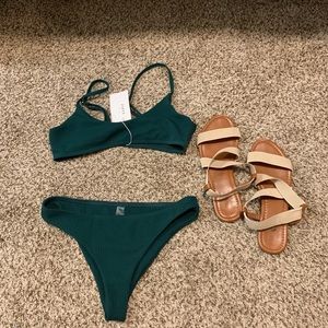 Green bikini